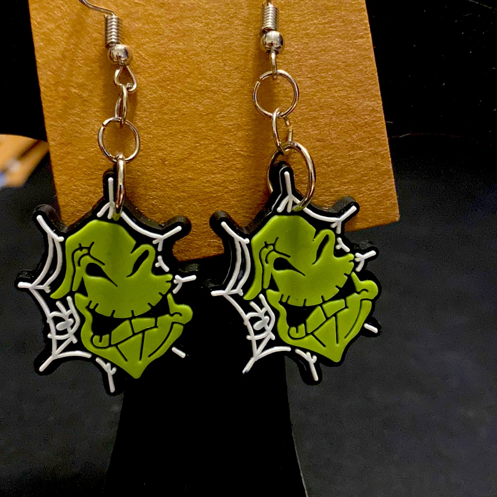 Disney Nightmare Before Christmas Oogie Boogie Earrings.